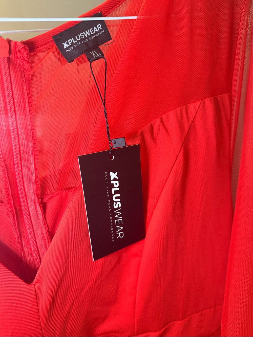 XPlusWear Red High-Low Dress